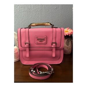 Beautiful Hot Pink Guess crossbody purse